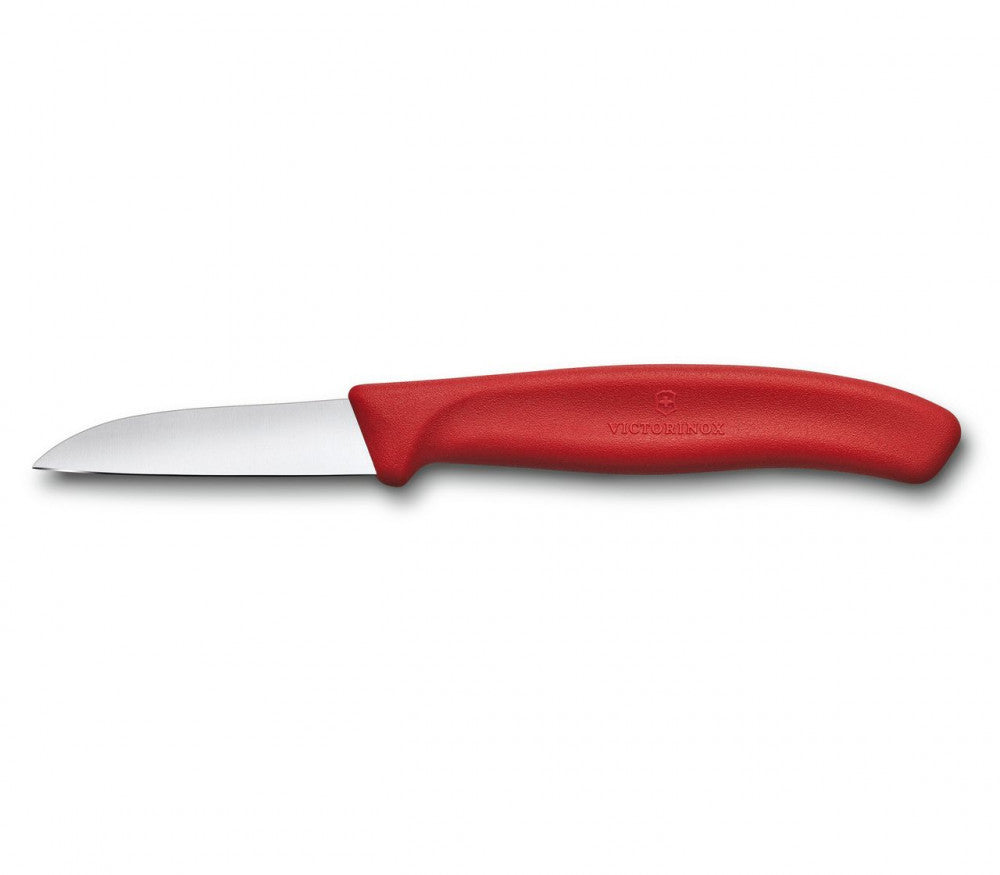 Swiss Classic Chopping Knife Straight 6 cm Red