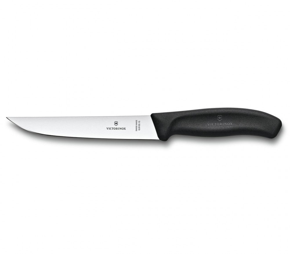 Swiss Classic Slicing Knife Narrow 15 cm – Black
