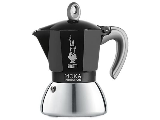 Moka Induction Coffee Maker, 4 Cup – Black