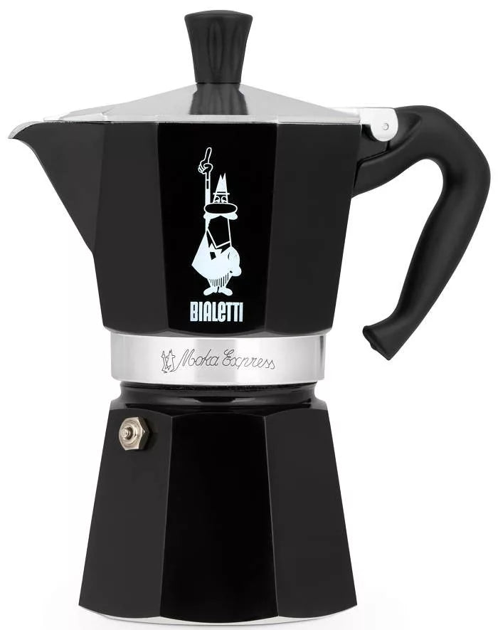 Moka Express Coffee Maker, 6 Cup – Black