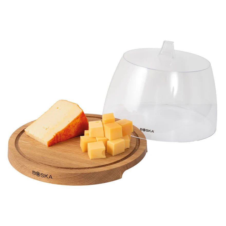 Round Serving Board Friends with Dome