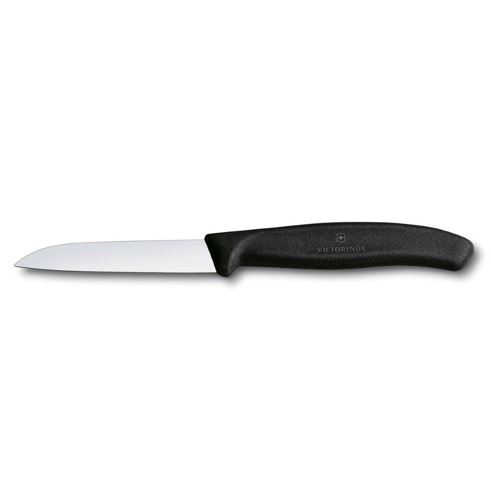 Swiss Classic Vegetable Knife Straight Black