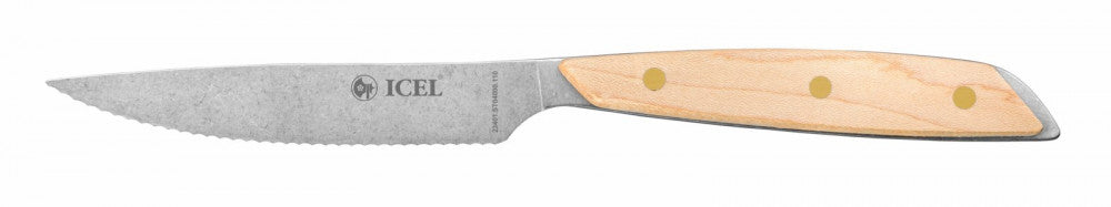 Steak knife Serrated 11 cm Maple wood