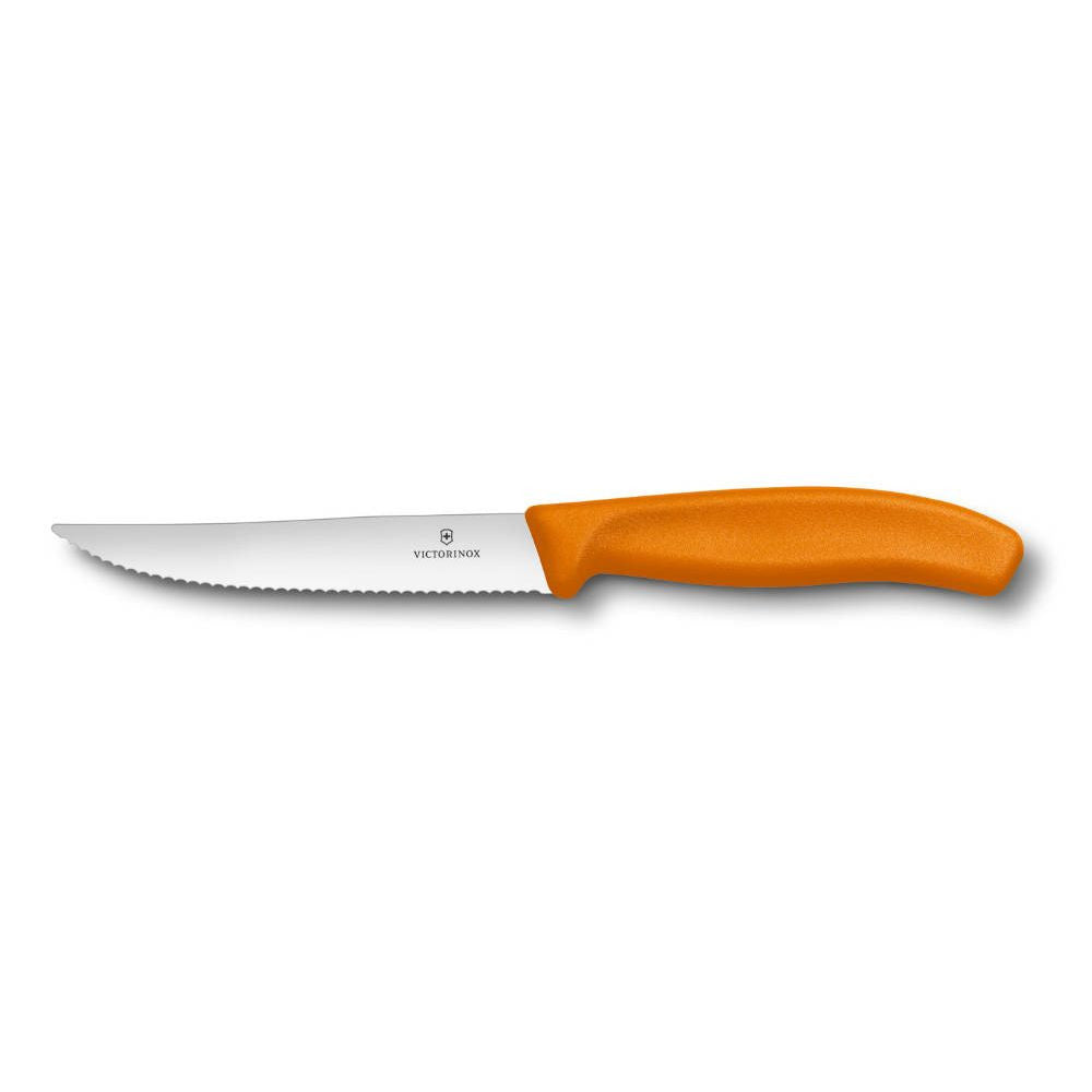 Swiss Classic Gourmet Steak - And Pizza Knife Serrated 12 cm Orange